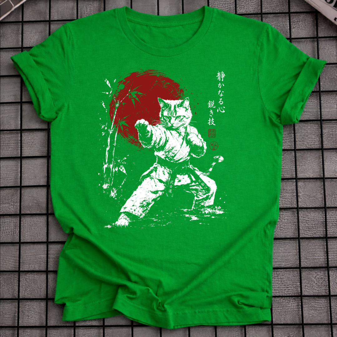 KARATE CAT T-SHIRT