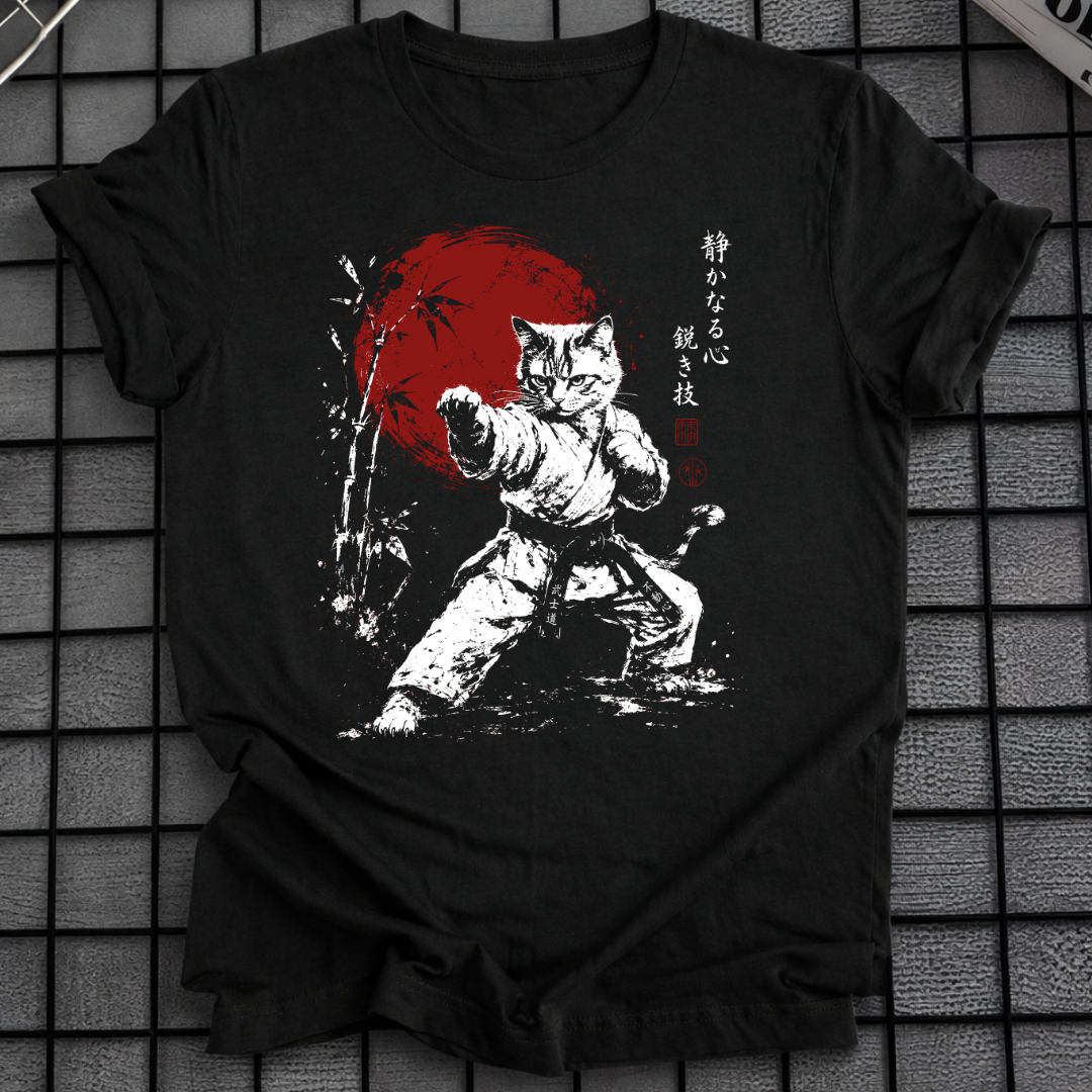 KARATE CAT T-SHIRT