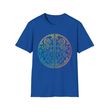 Rainbow Dragon Mandala T-Shirt