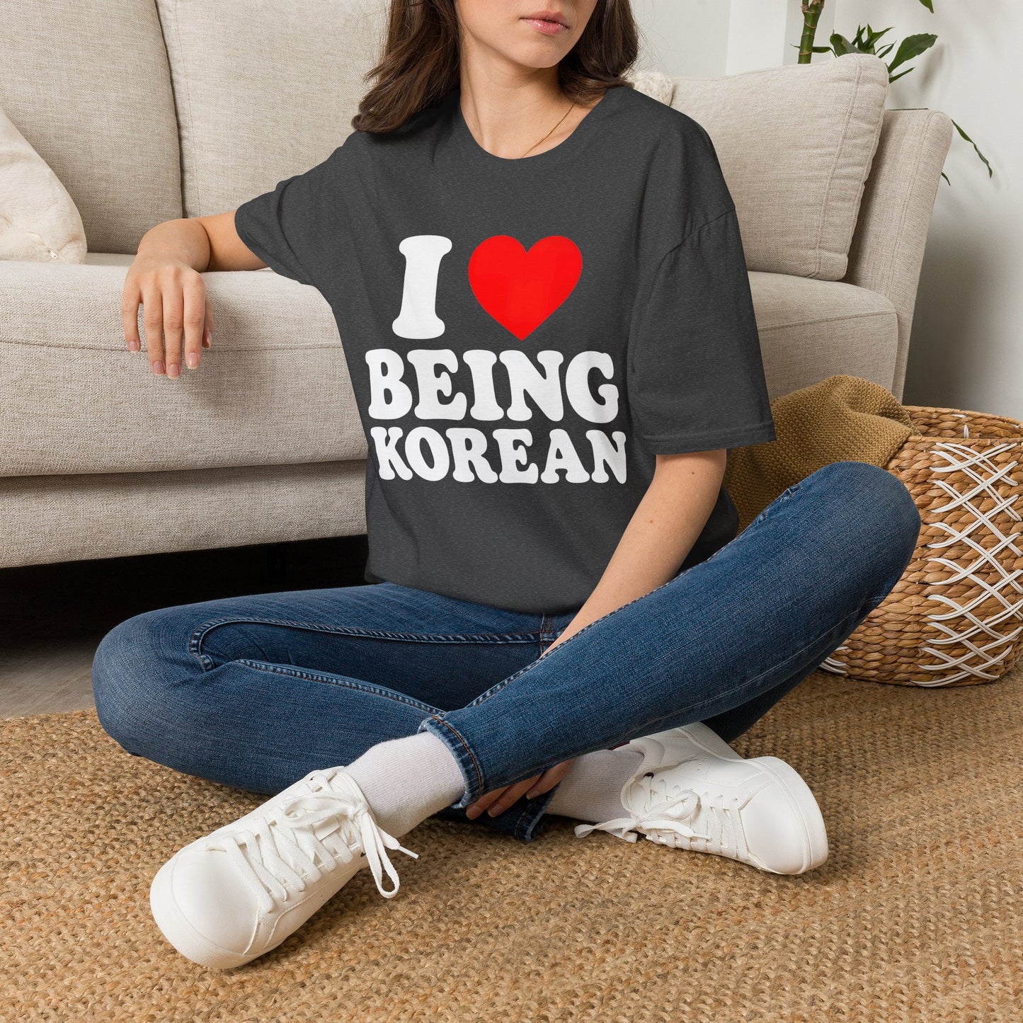 I LOVE BEING KOREAN T-SHIRT