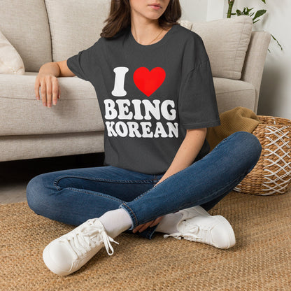 I LOVE BEING KOREAN T-SHIRT