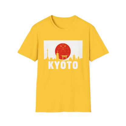 Kyoto Skyline T-Shirt — Japanese Rising Sun Graphic Tee