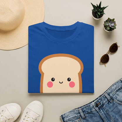 Kawaii Toast T‑Shirt — Cute Bread Graphic with Korean Text “너를 대빵 좋아해!”