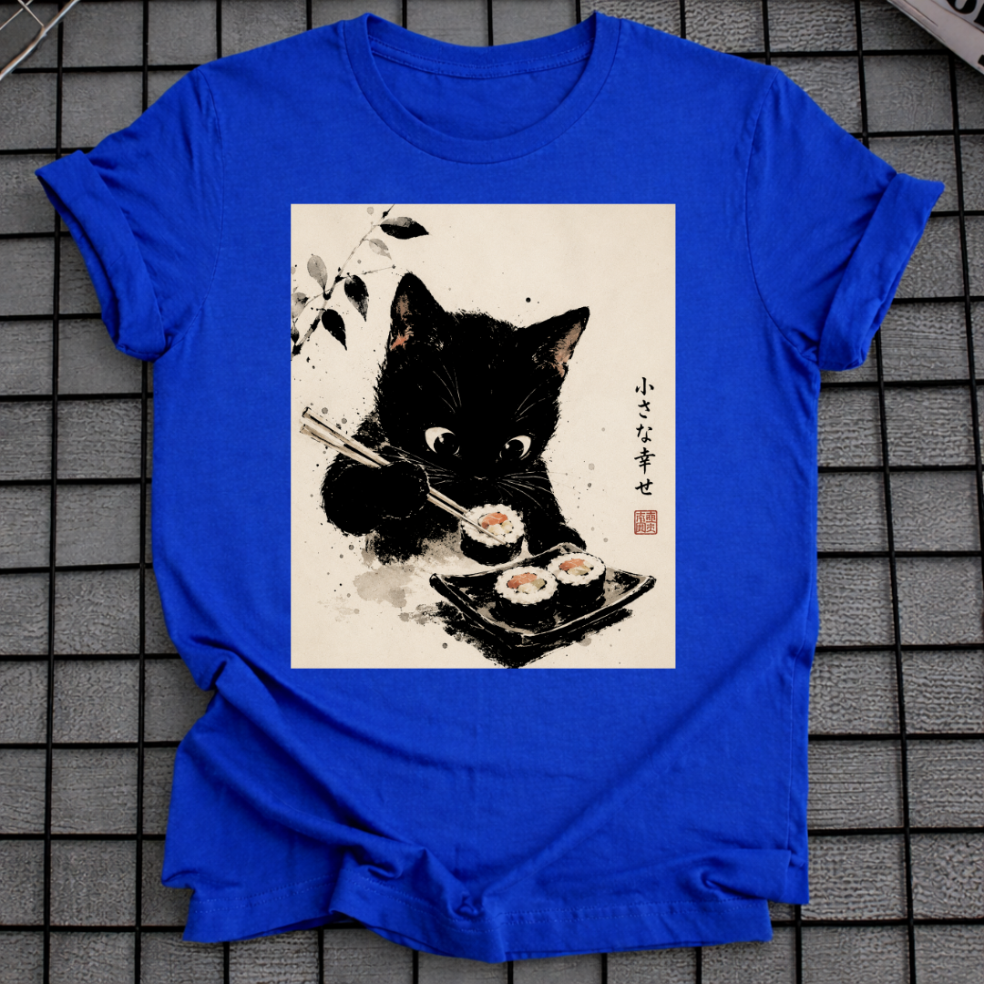 BLACK CAT SUSHI T-SHIRT