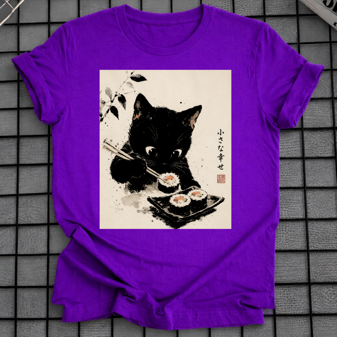 BLACK CAT SUSHI T-SHIRT