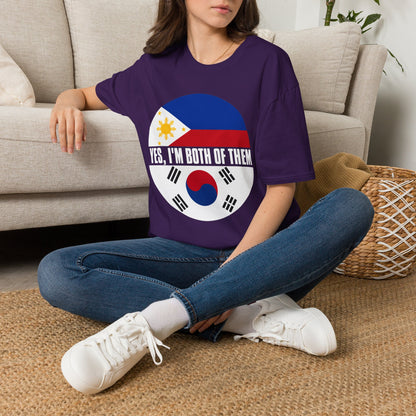 T-Shirt — Yes, I'm Both of Them (Philippines & South Korea)