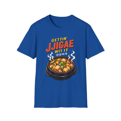 T-Shirt — "Gettin' Jjigae Wit It" Korean Stew Graphic Tee