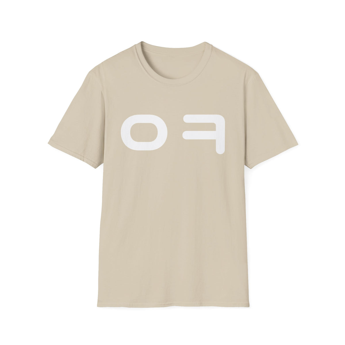 OF Minimalist Graphic T‑Shirt — Bold White Logo Tee