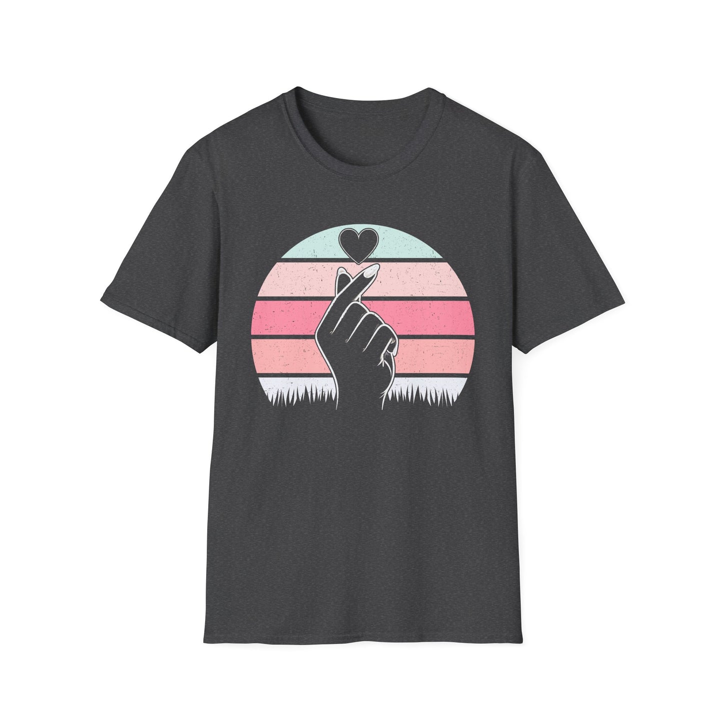 Heart Hand Graphic Unisex Softstyle T-Shirt - Ideal for Casual Wear & Gifts