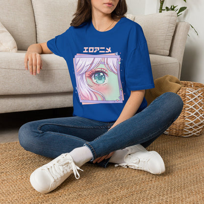 Anime Eye Graphic T-Shirt — エロアニメ Pastel Kawaii Aesthetic