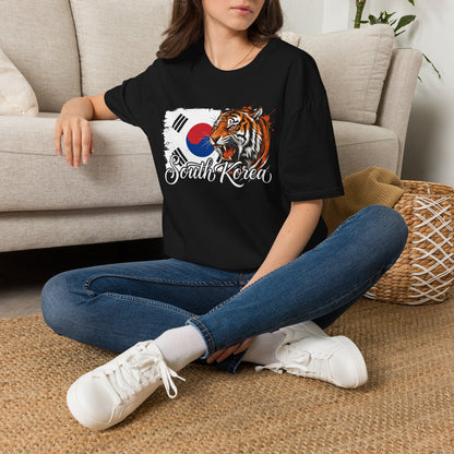 South Korea Tiger T-Shirt — Korean Flag Graphic Tee