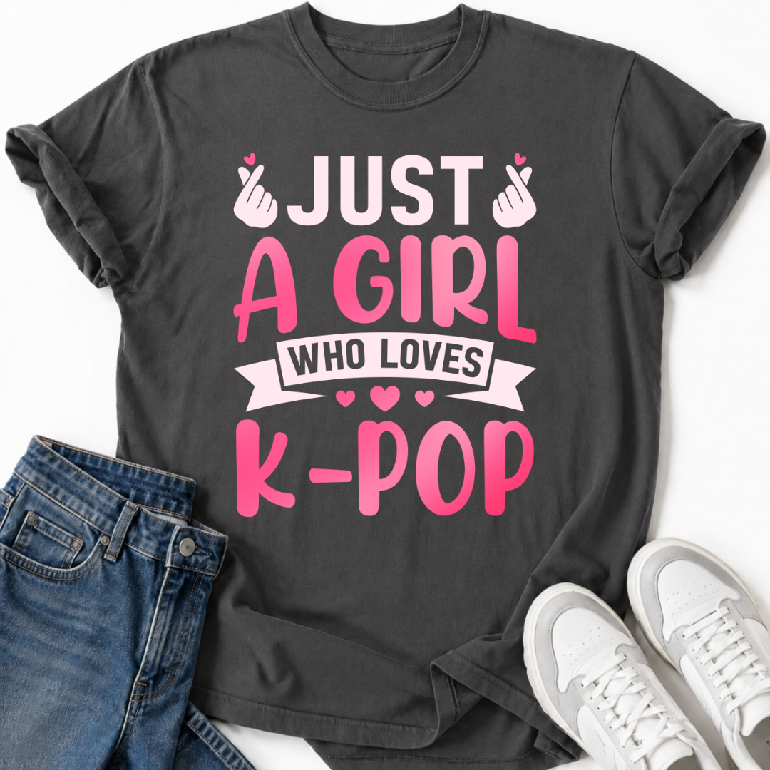 GIRL LOVES K-POP T-SHIRT