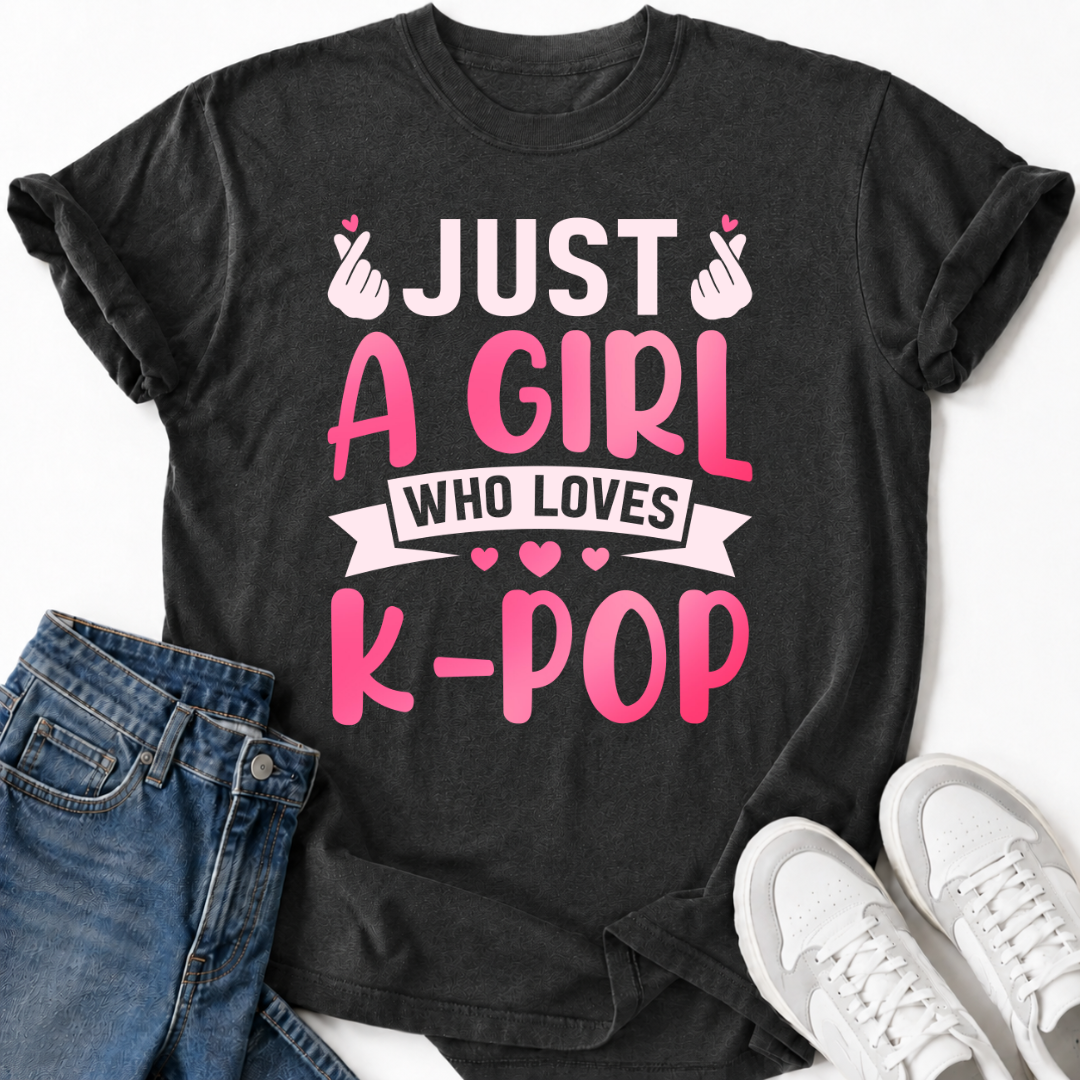 GIRL LOVES K-POP T-SHIRT