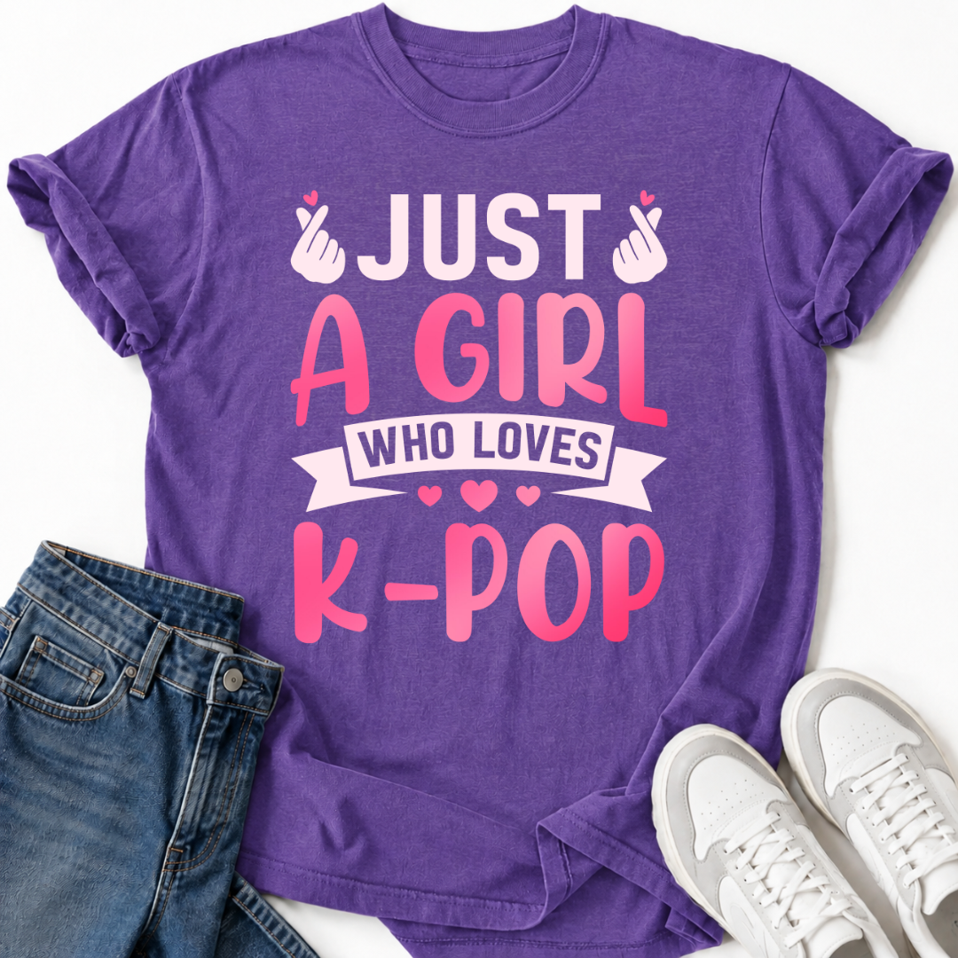 GIRL LOVES K-POP T-SHIRT
