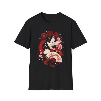 ARIRANG FLORAL CRANE T-SHIRT