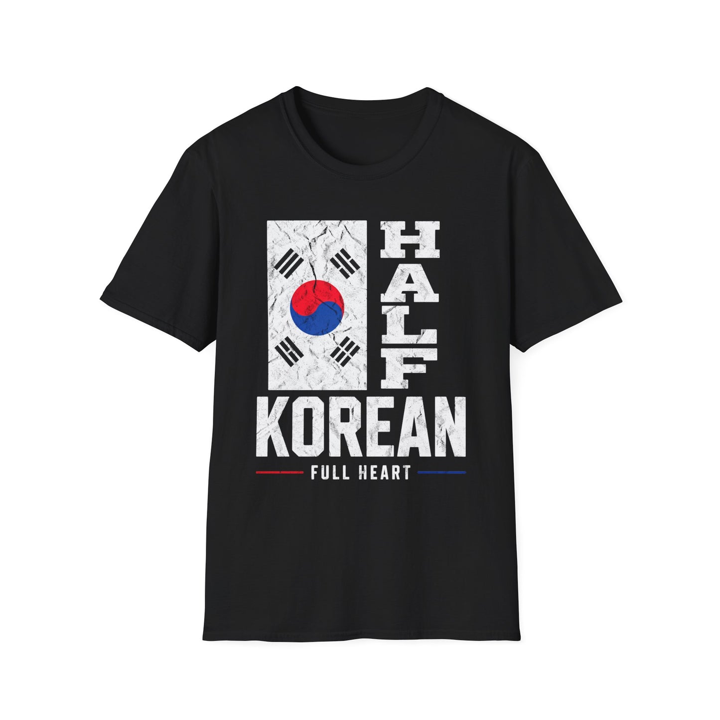 Half Korean T-Shirt — Korean Flag Heritage Pride Tee