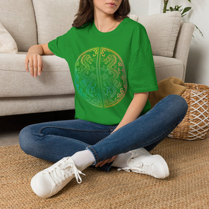Rainbow Dragon Mandala T-Shirt