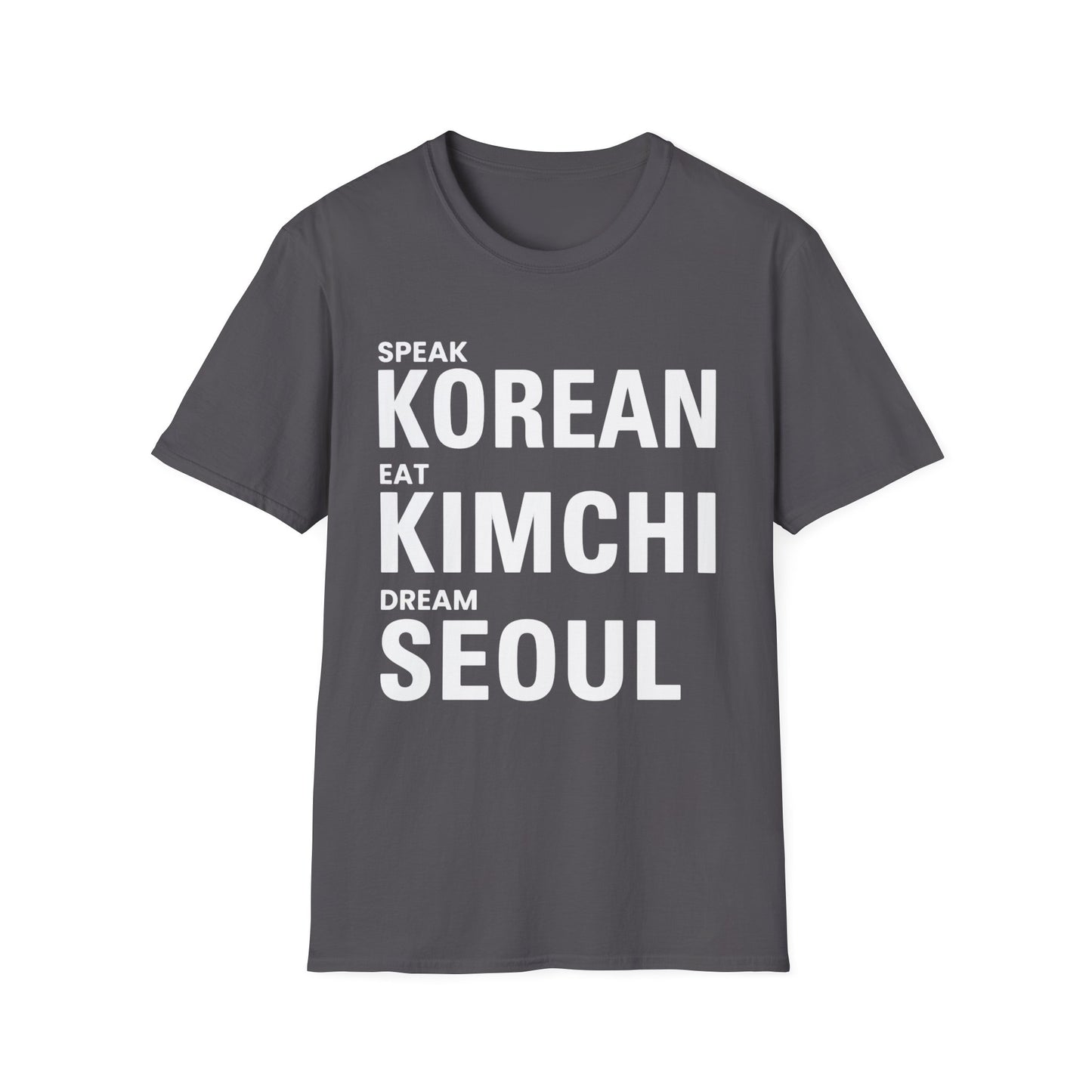 SPEAK KOREAN EAT KIMCHI T-SHIRT
