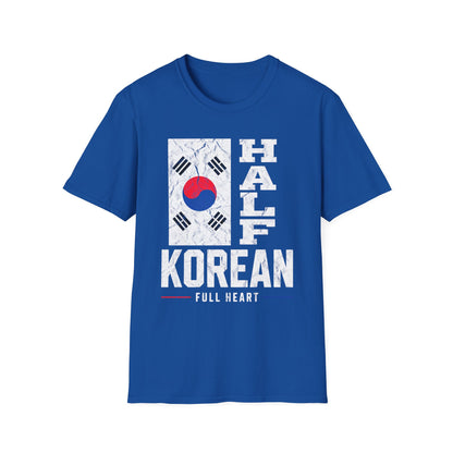 Half Korean T-Shirt — Korean Flag Heritage Pride Tee