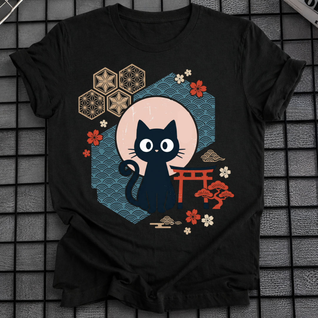 JAPANESE CAT SHRINE T-SHIRT