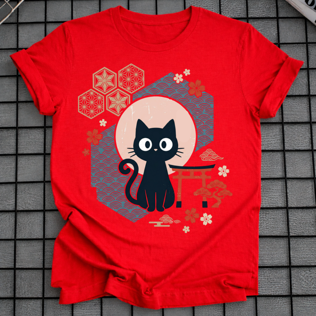 JAPANESE CAT SHRINE T-SHIRT