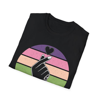 Hand Heart Unisex Softstyle T-Shirt - Love Vibes for Every Occasion