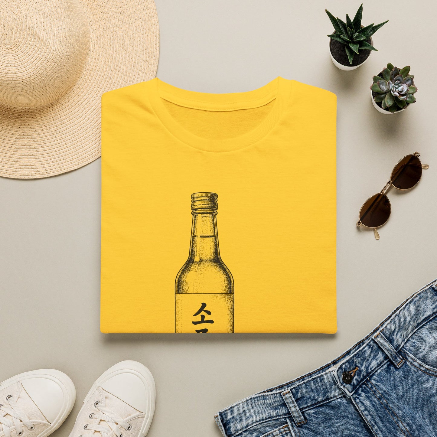 Soju Bottle T-Shirt — Korean Soju Graphic Tee