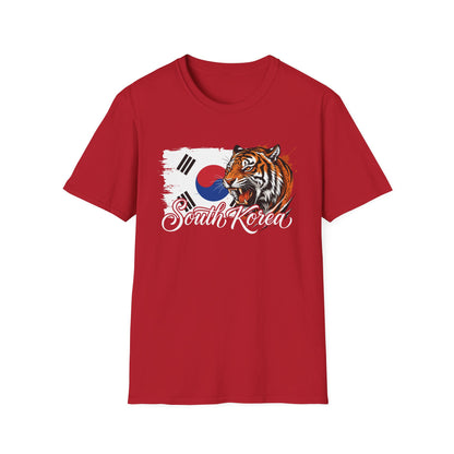 South Korea Tiger T-Shirt — Korean Flag Graphic Tee