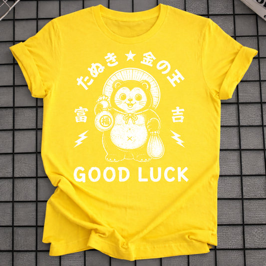 GOOD LUCK TANUKI T-SHIRT
