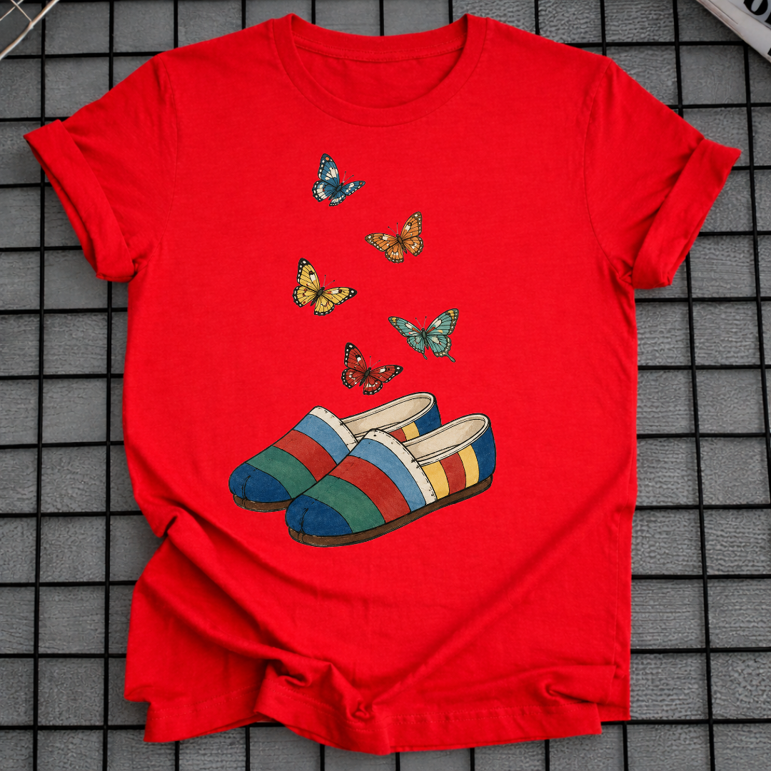 KOREAN HANBOK SHOES T-SHIRT