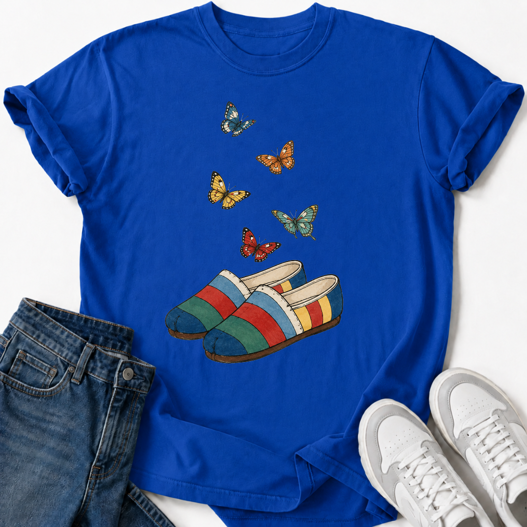 KOREAN HANBOK SHOES T-SHIRT