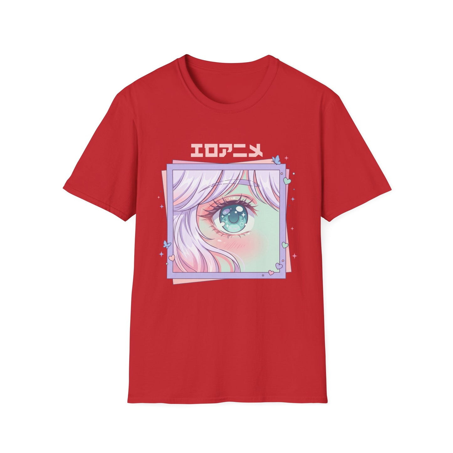 Anime Eye Graphic T-Shirt — エロアニメ Pastel Kawaii Aesthetic