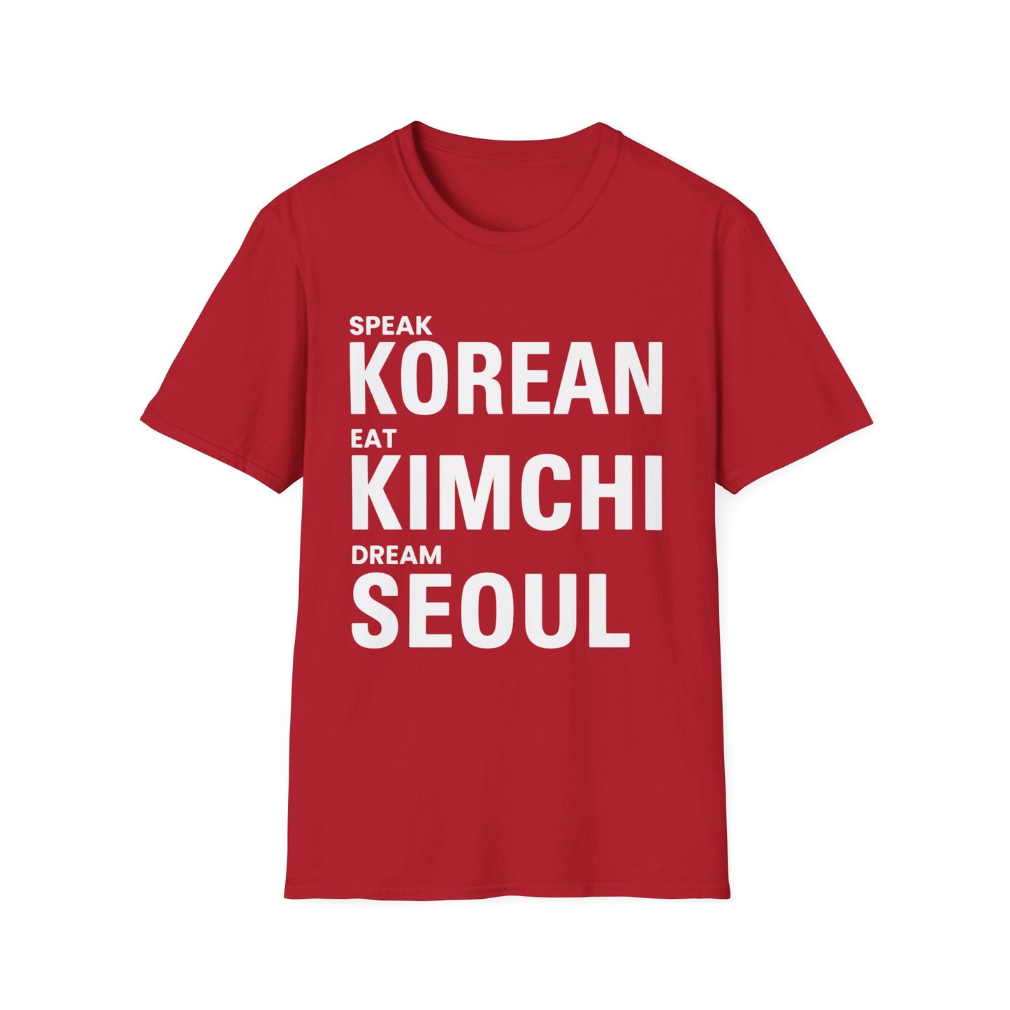 SPEAK KOREAN EAT KIMCHI T-SHIRT