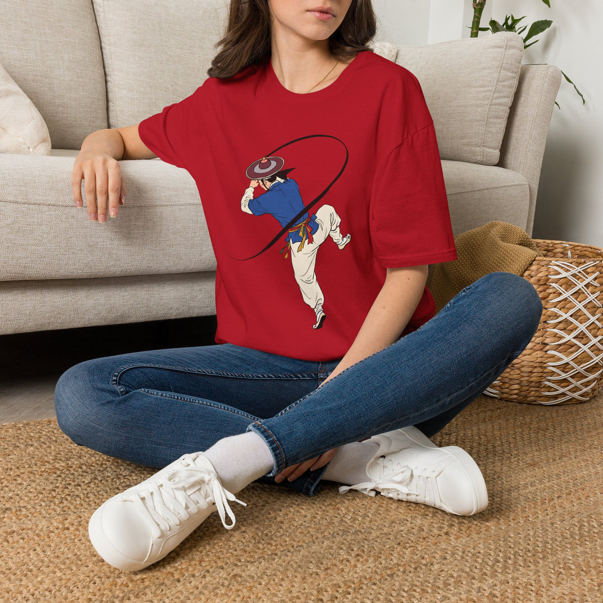 Cowboy Roper Graphic T-Shirt — Western Rodeo Roping Design
