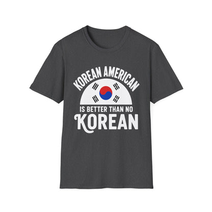 Korean American T-Shirt – Bold Taegeuk Emblem Pride Tee