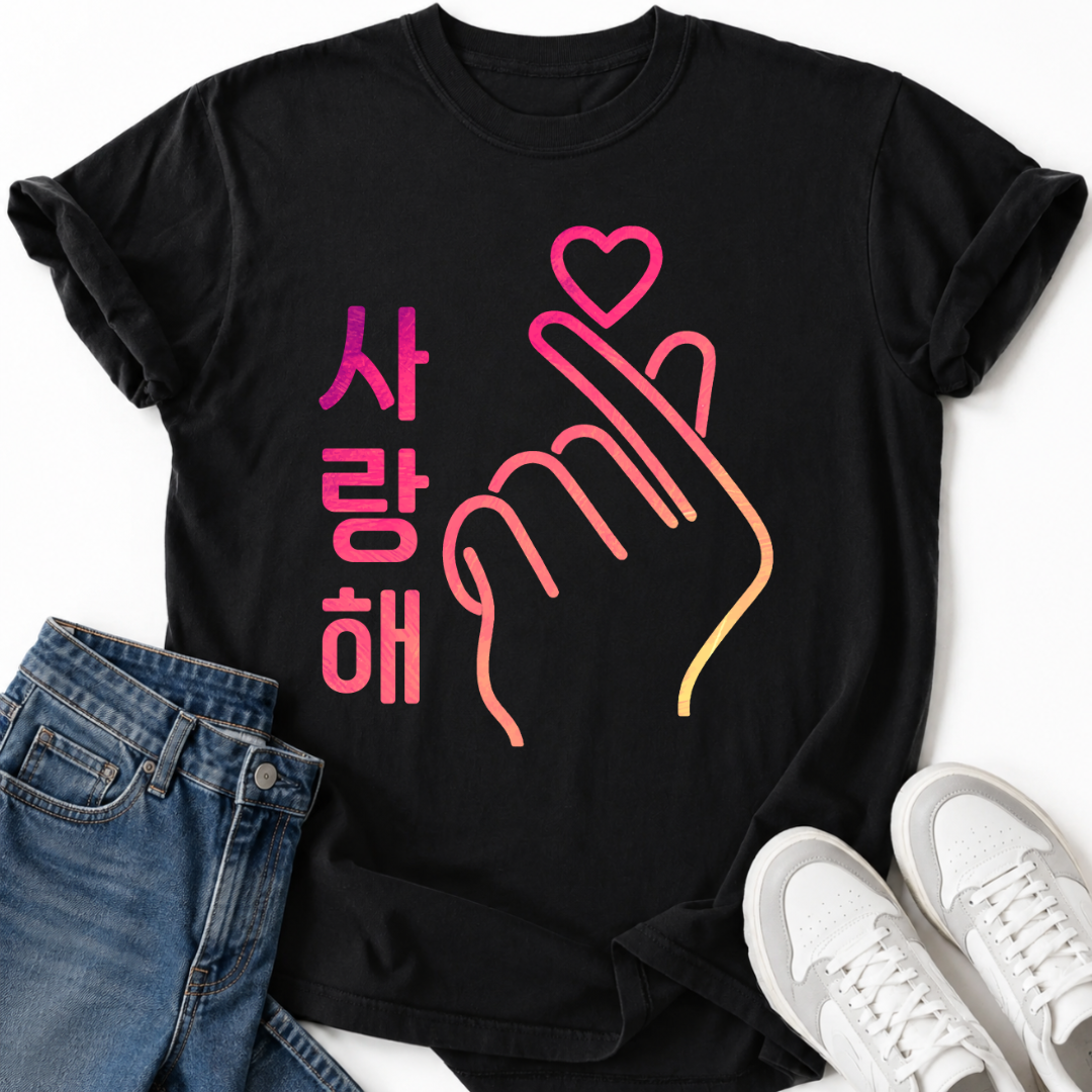 PINK SARANGHAE GESTURE T-SHIRT