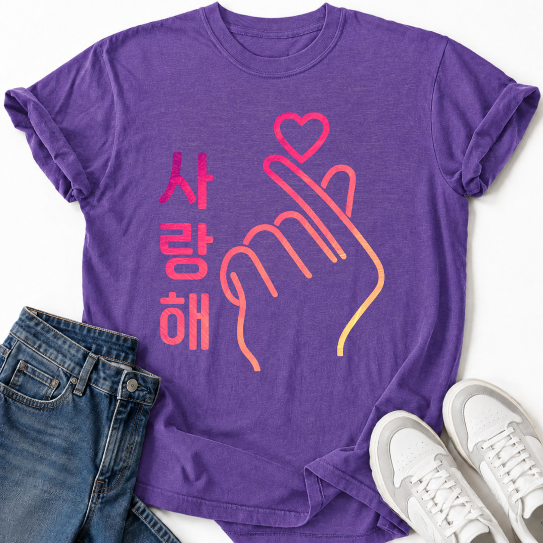 PINK SARANGHAE GESTURE T-SHIRT