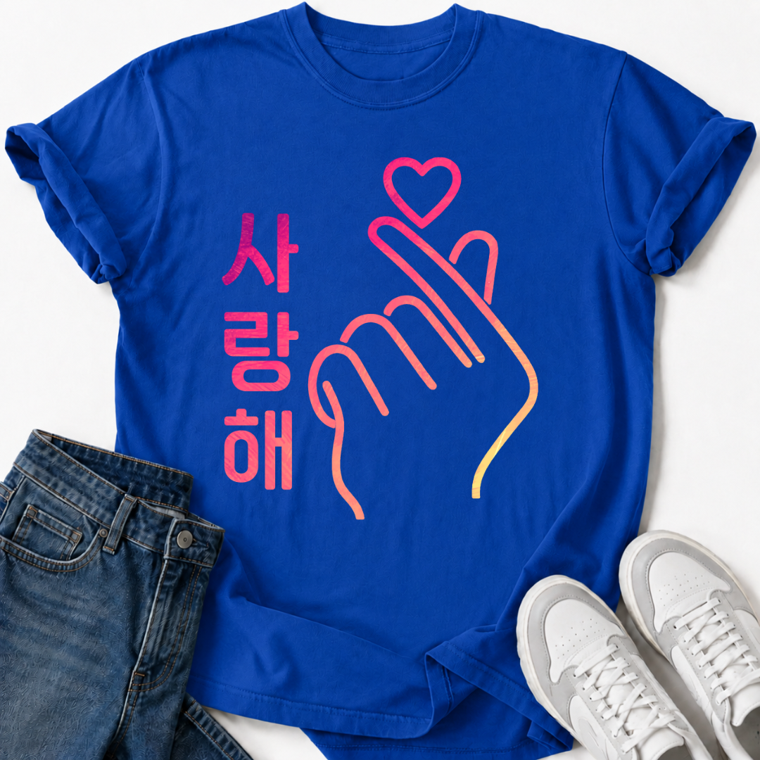 PINK SARANGHAE GESTURE T-SHIRT