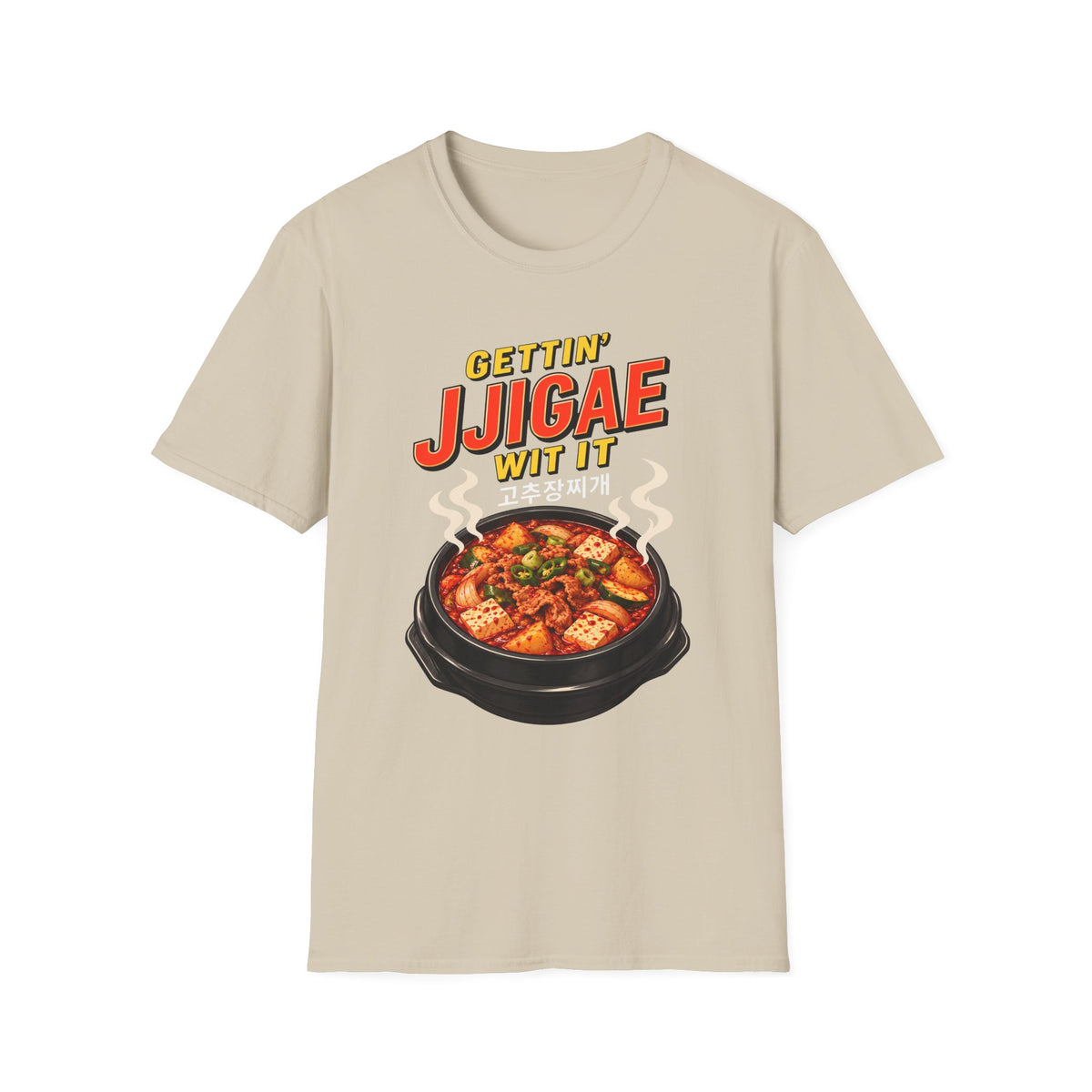 Gettin' Jjigae Wit It T-Shirt — Korean Stew Foodie Graphic Tee