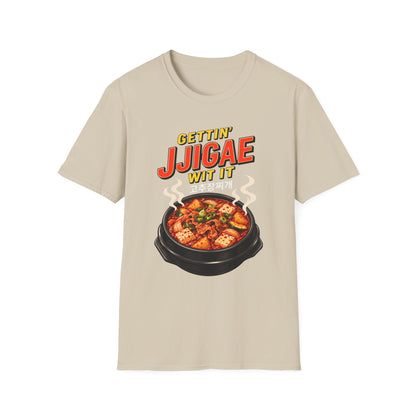 Gettin' Jjigae Wit It T-Shirt — Korean Stew Foodie Graphic Tee
