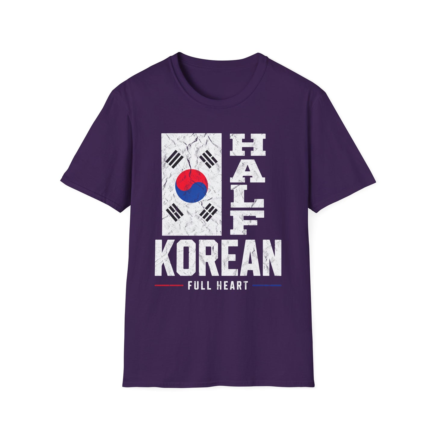 Half Korean T-Shirt — Korean Flag Heritage Pride Tee