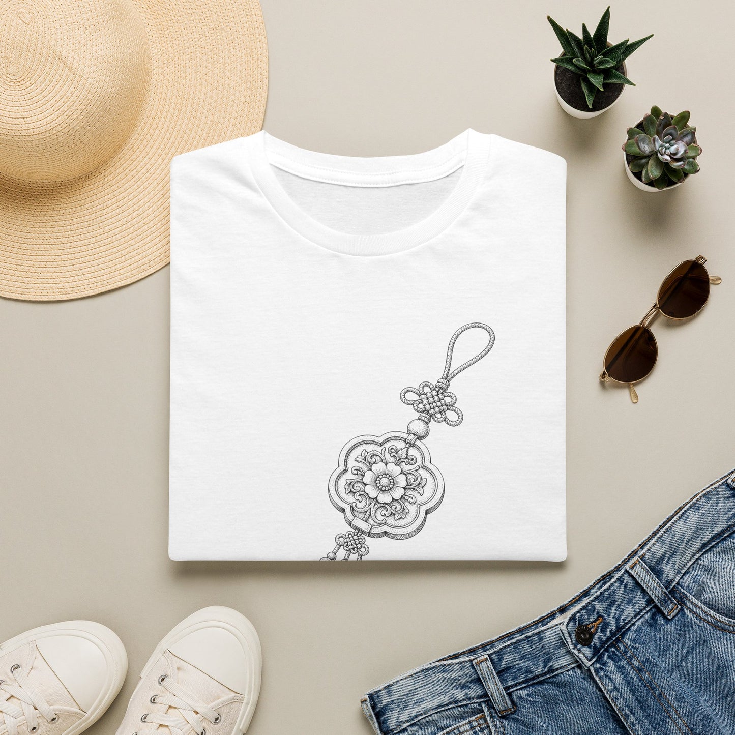 KOREAN NORIGAE CHARM T-SHIRT