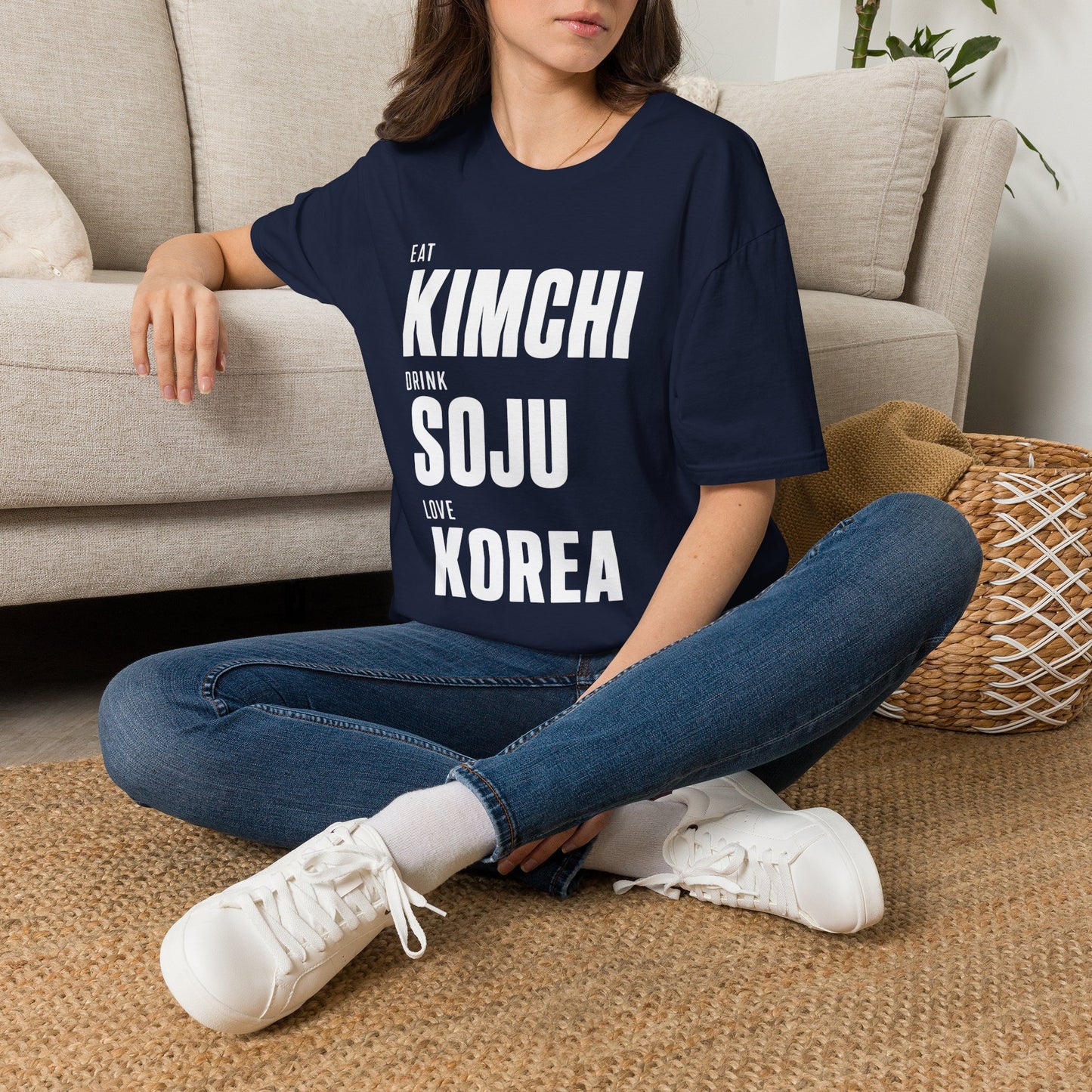 EAT KIMCHI DRINK SOJU LOVE KOREA T-SHIRT