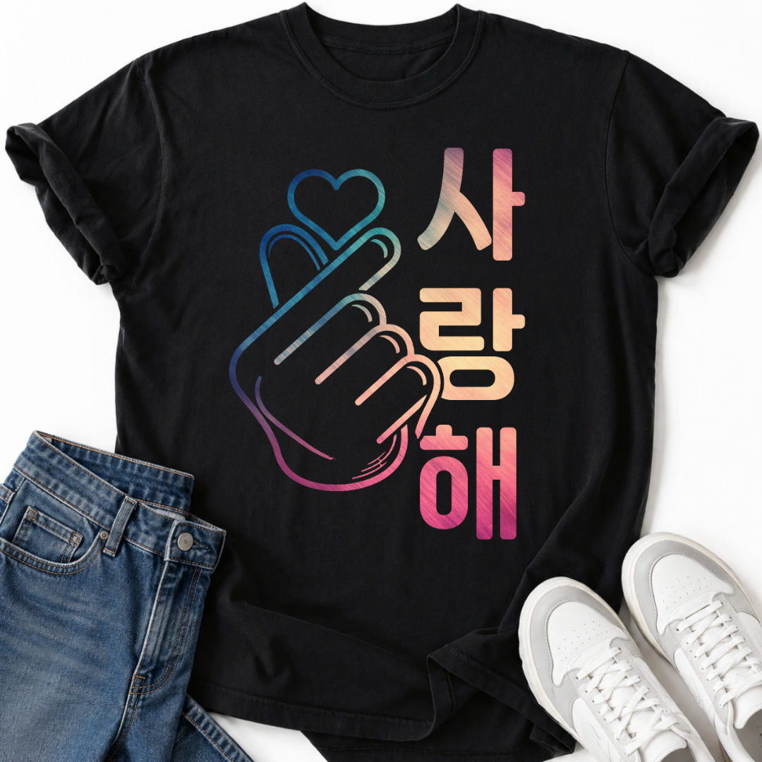 SARANGHAE KOREAN LOVE T-SHIRT