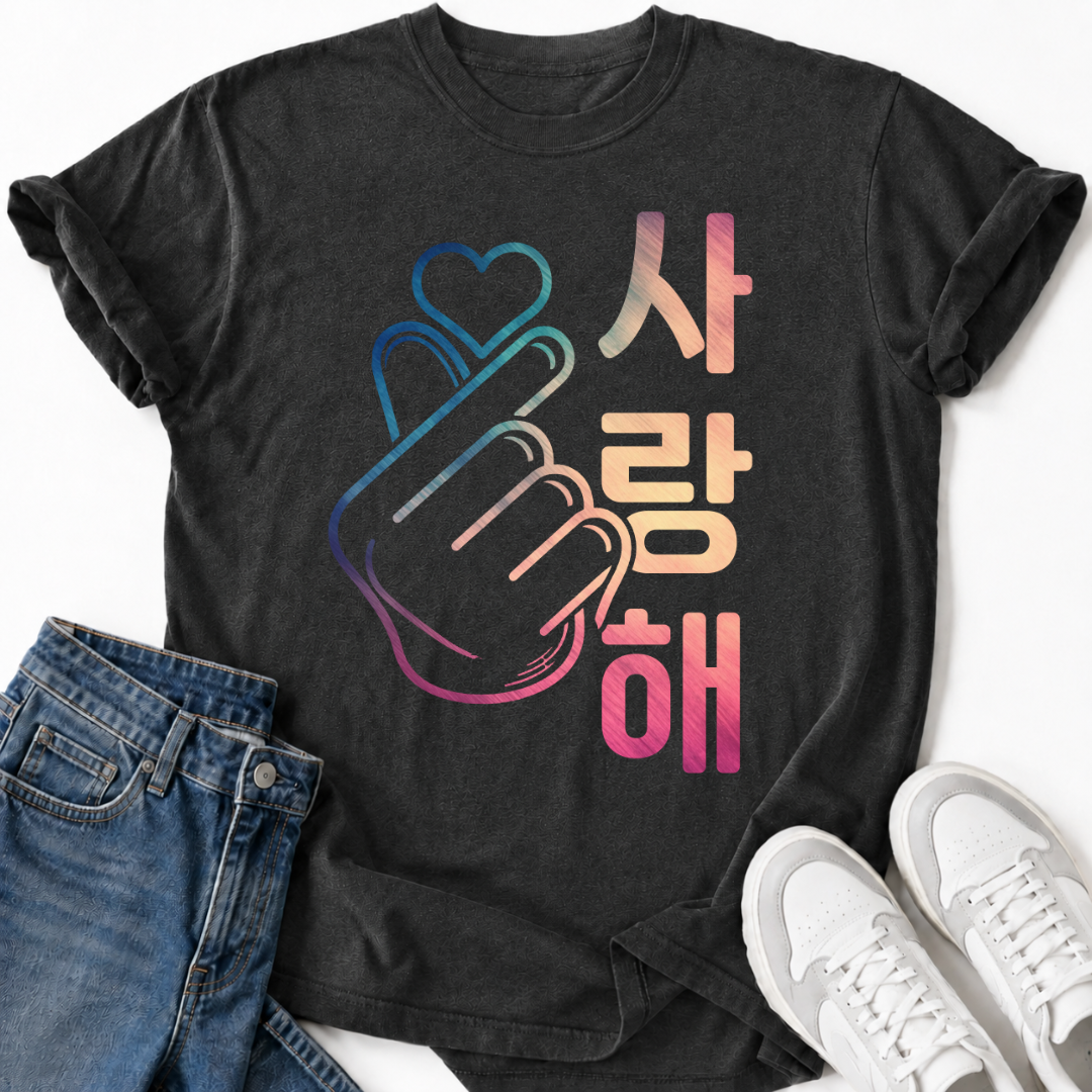 SARANGHAE KOREAN LOVE T-SHIRT