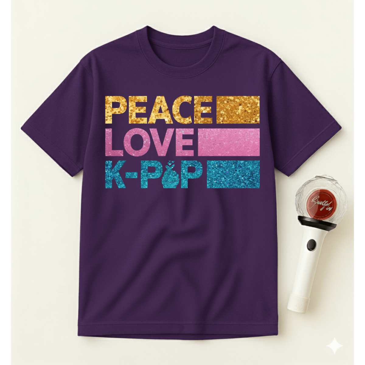 PEACE LOVE K-POP T-SHIRT