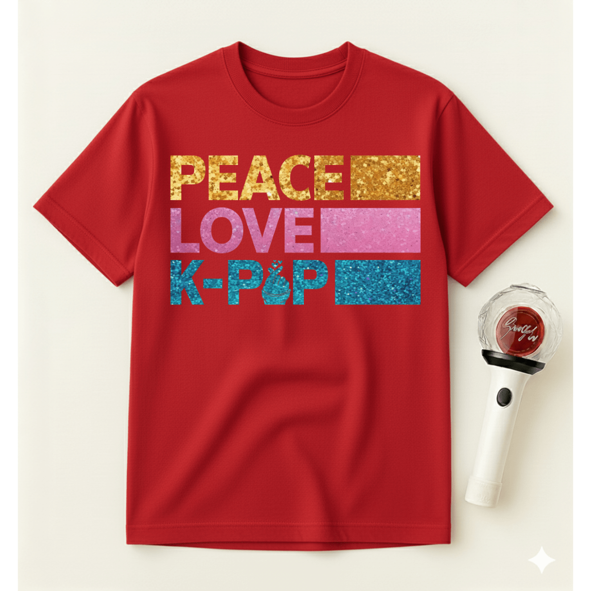 PEACE LOVE K-POP T-SHIRT