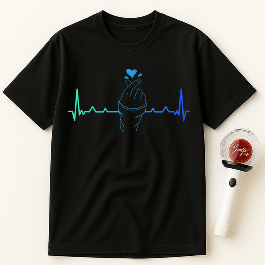 K-POP BLUE HEARTBEAT UNISEX T-SHIRT