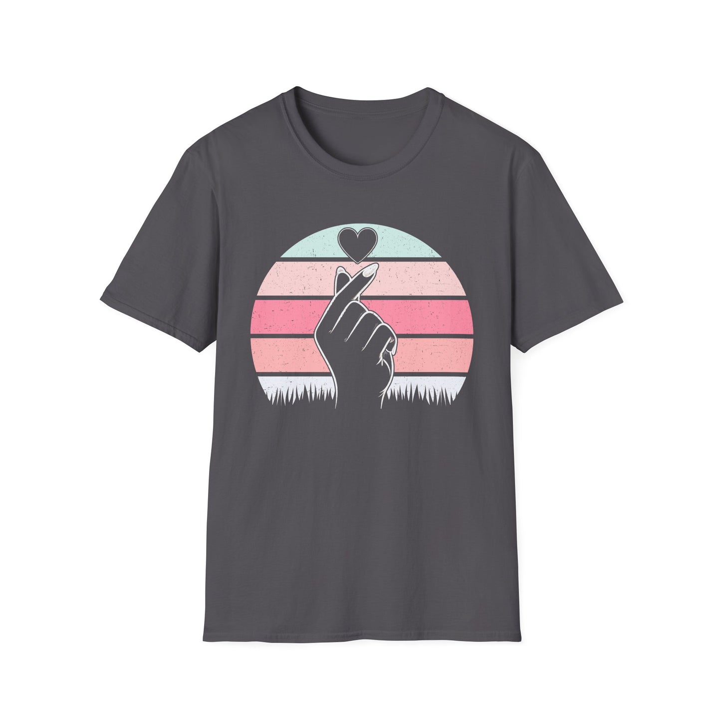 Heart Hand Graphic Unisex Softstyle T-Shirt - Ideal for Casual Wear & Gifts