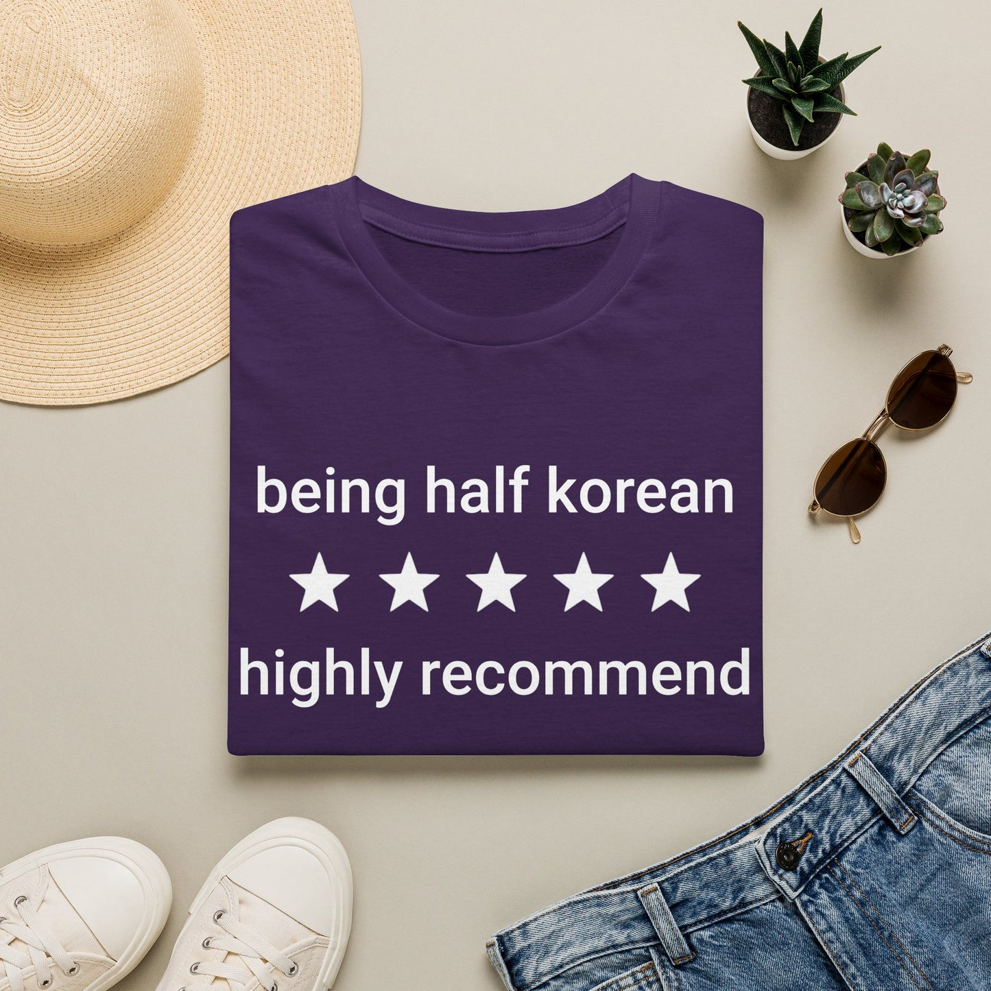BEING HALF KOREAN T-SHIRT